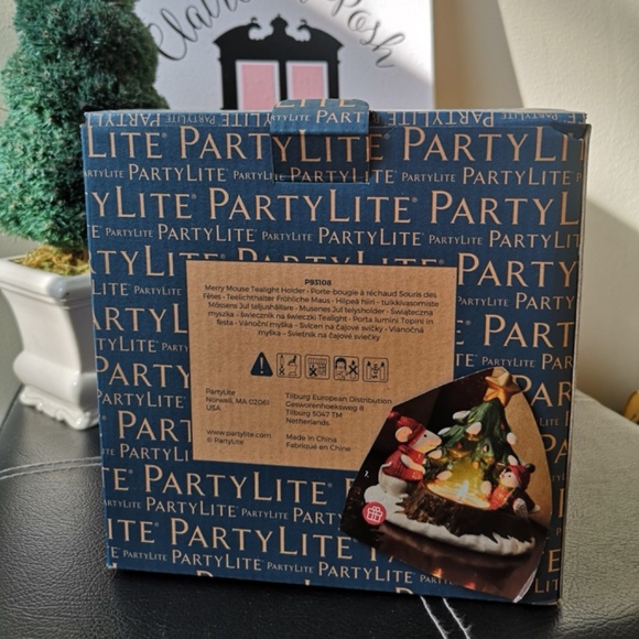 PartyLite Merry Mouse Candle Holder, NWT - Picture 2 of 5